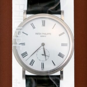 パテックフィリップ - カラトラバ | PATEK PHILIPPE | 5119G-001 | WG 白文字盤 手巻き レザー | レストア | 中古 |