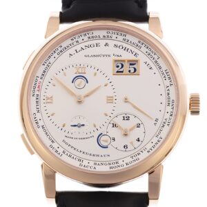A.ランゲ＆ゾーネ - ランゲ1 タイムゾーン | A.LANGE&SOHNE | 116.032(LS1164AD) | PG シルバー文字盤 手巻き レザー | 中古
