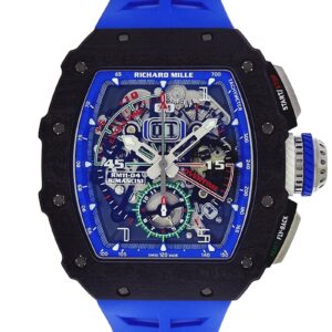 リシャールミル - オートマティック フライバック クロノグラフ ロベルト・マンチーニ | Richard Mille | RM 11-04 | カーボンTPT スケルトン文字盤 自動巻き ラバー | 委託品 | 未使用品 |