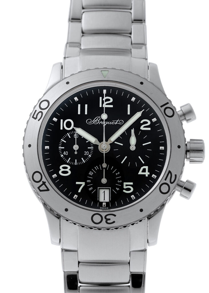 ブレゲ - トランスアトランティック | BREGUET | 3820ST/H2/SW9 | SS 黒文字盤 自動巻き ブレスレット | 中古 |