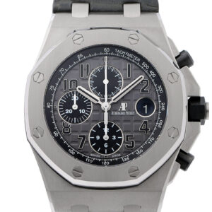 オーデマピゲ - ロイヤルオーク オフショアクロノグラフ | AUDEMARS PIGUET | 26470ST.OO.A104CR.01 | SS グレー文字盤 自動巻き レザー | 中古 |