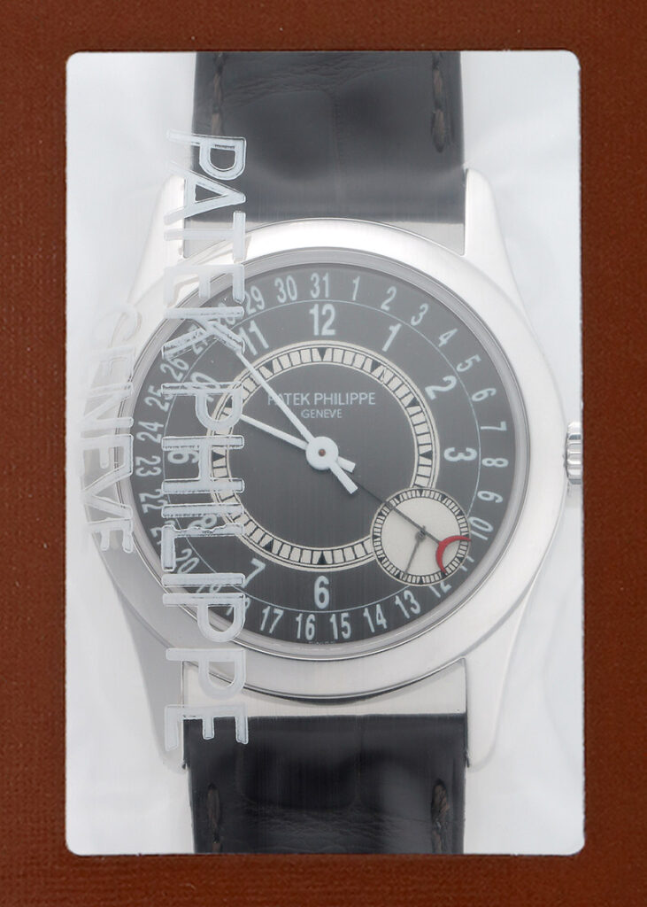 パテックフィリップ - カラトラバ | PATEK PHILIPPE | 6000G-010 | WG グレー文字盤 自動巻き レザー | 中古 |