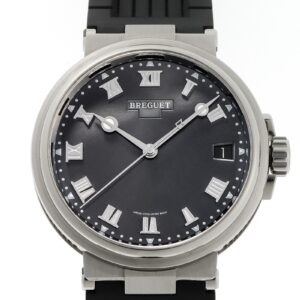 ブレゲ - マリーン | BREGUET | 5517TI/G2/5ZU | TI グレー文字盤 自動巻き ラバー | 中古 |