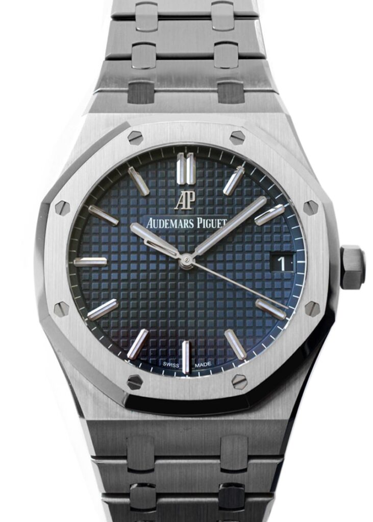 オーデマピゲ - ロイヤルオーク | AUDEMARS PIGUET | 15500ST.OO.1220ST.01 SS ブルー文字盤 自動巻き ブレスレット | 中古 |