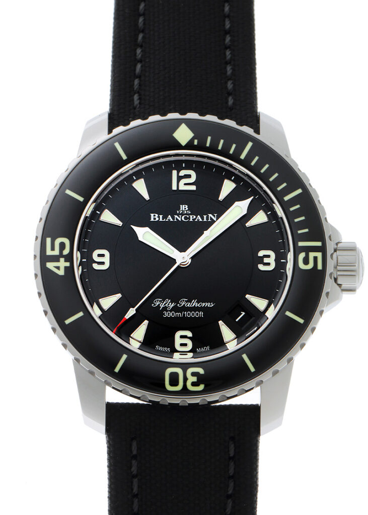 ブランパン - フィフティファゾムス | BLANCPAIN | 5015-1130-52A | SS 黒文字盤 自動巻き ナイロン |