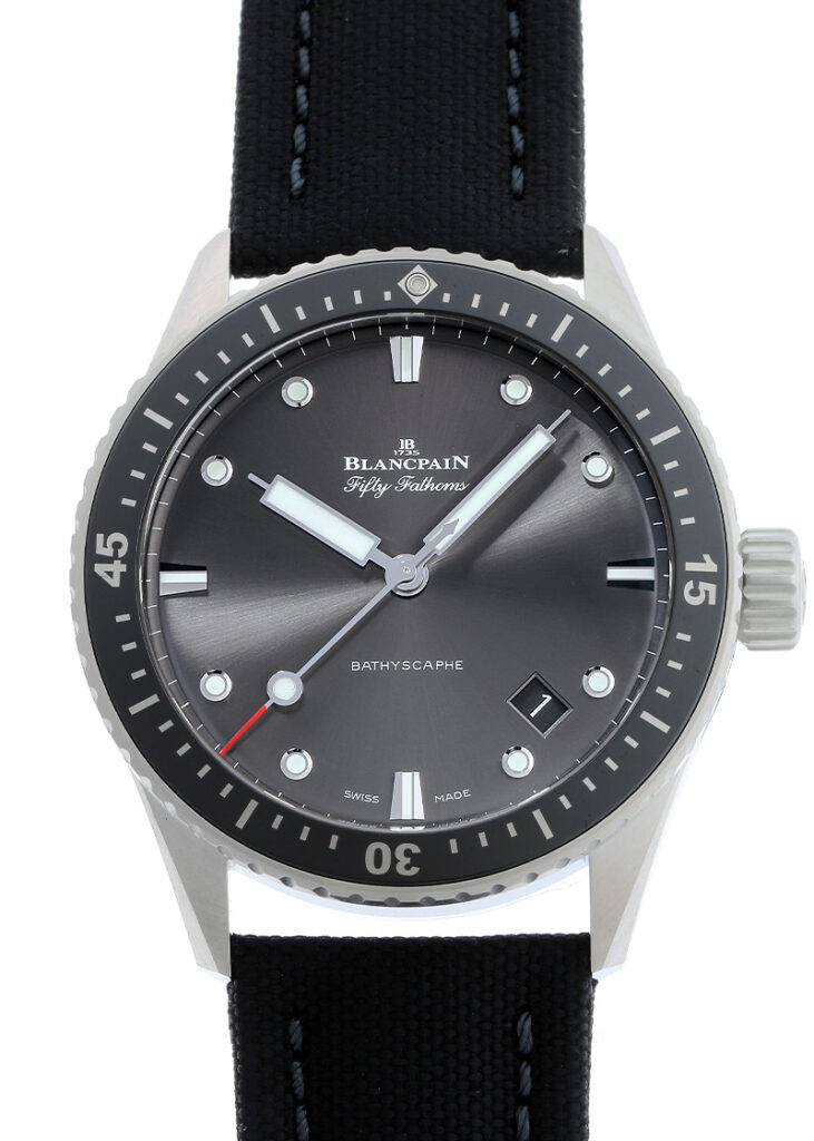 ブランパン - フィフティ ファゾムス バチスカーフ | BLANCPAIN | 5000-1110-B52A | SS グレー文字盤 自動巻き ナイロン |