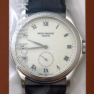 パテックフィリップ - カラトラバ | PATEK PHILIPPE | 5115G-001 | WG エナメル文字盤 手巻き レザー | レストア | 中古 |