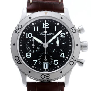 ブレゲ - トランスアトランティック | BREGUET | 3820ST/H2/9W6 | SS 黒文字盤 自動巻き レザー | 中古 |