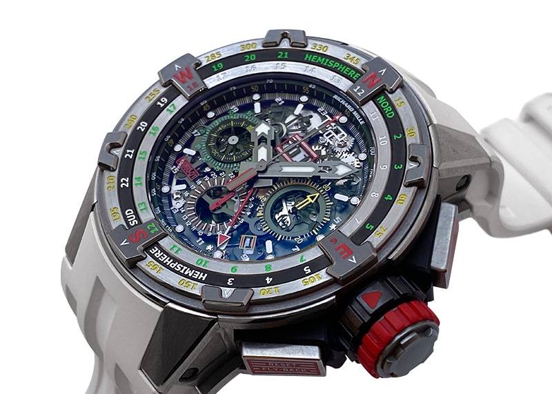 リシャールミル - オートマティック フライバック クロノグラフ レガッタ | Richard Mille | RM60-01 | TI スケルトン文字盤 自動巻き ラバー | 80本限定 | 委託品 | 中古 |
