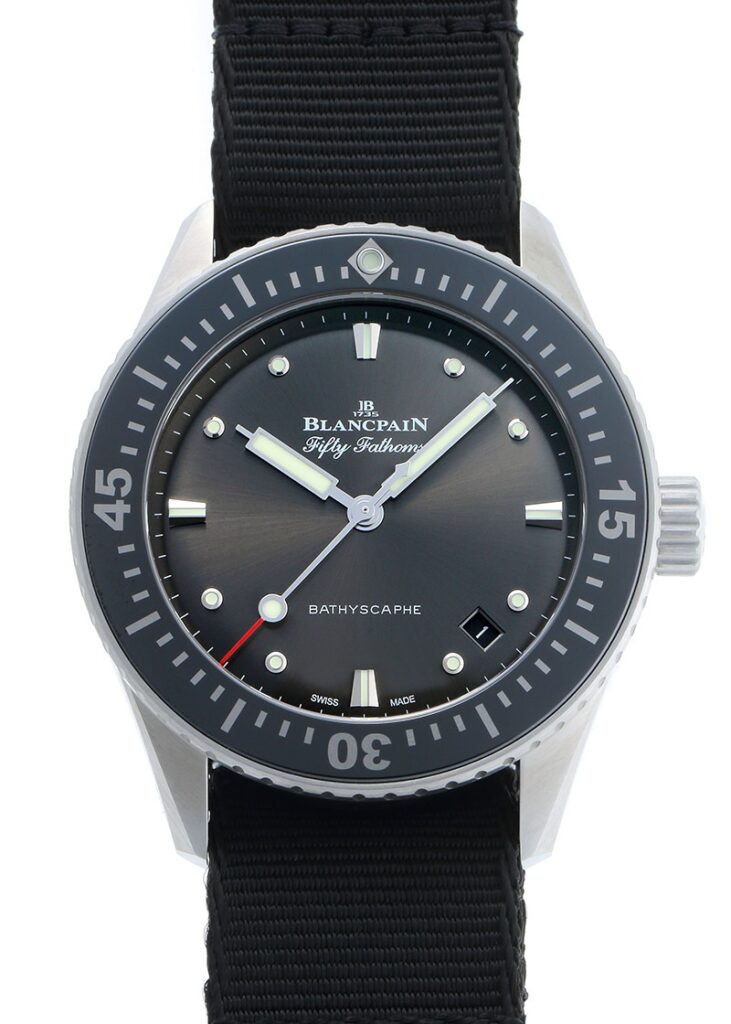 ブランパン - フィフティーファゾムス バチスカーフ | BLANCPAIN | 5100B-1110-NABA | SS 黒文字盤 自動巻き ナイロン