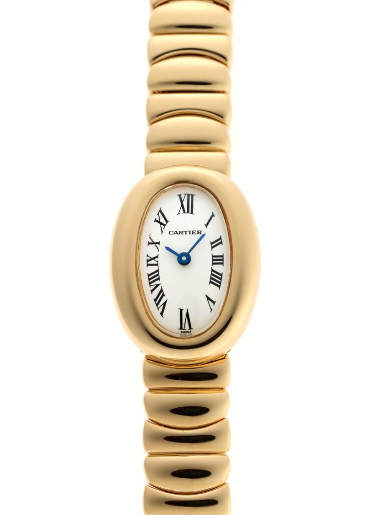カルティエ - ミニ ベニュワール | CARTIER | W1510956 | YG シルバー文字盤 クォーツ ブレスレット | 中古 |