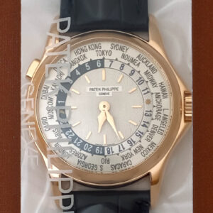 パテックフィリップ - ワールドタイム | PATEK PHILIPPE | 5110R-001 | RG シルバー文字盤 自動巻き レザー | レストア | 中古 |