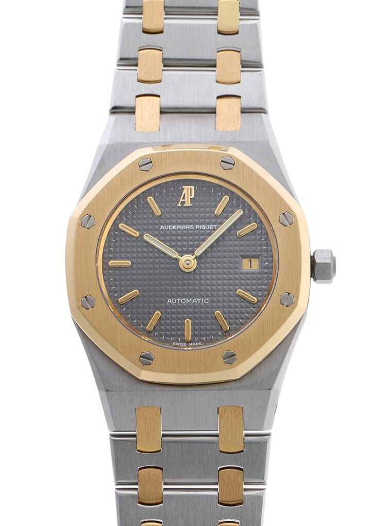 オーデマピゲ - ロイヤルオーク | AUDEMARS PIGUET | 14470SA.OO.0902SA.01 | YG&SS グレー文字盤 自動巻き ブレスレット | 中古 |