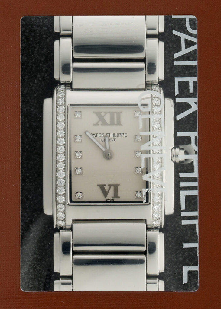 パテックフィリップ - Twenty4 | PATEK PHILIPPE | 4910/10A-011 | SS 白文字盤 クォーツ ブレスレット | レストア | 中古 |