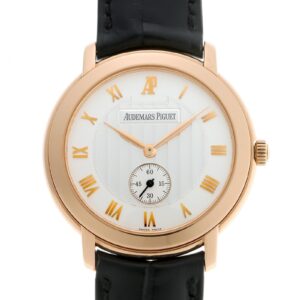 オーデマピゲ - ジュールオーデマ | AUDEMARS PIGUET | 15056OR.OO.A067CR.02 | RG シルバー文字盤 手巻き レザー | 中古