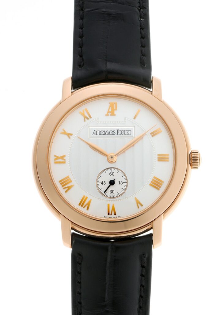 オーデマピゲ - ジュールオーデマ | AUDEMARS PIGUET | 15056OR.OO.A067CR.02 | RG シルバー文字盤 手巻き レザー | 中古