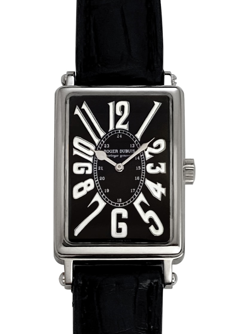 ロジェデュブイ - マッチモア | ROGER DUBUIS | M25 18 0 | WG 黒文字盤 手巻き レザー | 中古