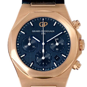ジラールペルゴ - ロレアート クロノグラフ | GIRARD-PERREGAUX | 81020-52-432-BB4A | PG ブルー文字盤 自動巻き レザー | 委託品 | 未使用品
