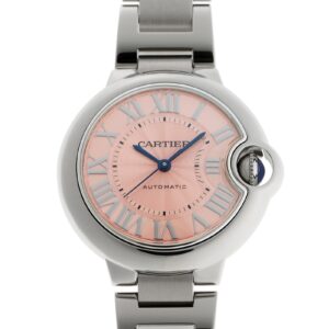 カルティエ - バロンブルー | CARTIER | W6920100 | SS ピンク文字盤 自動巻き ブレスレット | 中古