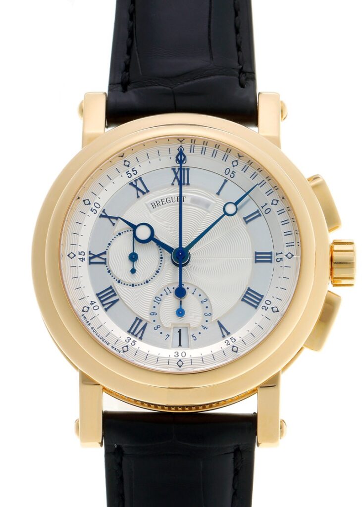 ブレゲ - マリーン II クロノグラフ | BREGUET | 5827BA/12/5ZU | YG シルバー文字盤 自動巻き レザー | 中古