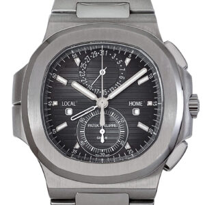 パテックフィリップ - ノーチラス トラベルタイム クロノグラフ | PATEK PHILIPPE | 5990/1A-001 | SS 黒文字盤 自動巻き ブレスレット | 委託品 | 中古
