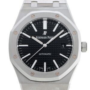 オーデマピゲ - ロイヤルオーク | AUDEMARS PIGUET | 15400ST.OO.1220ST.01 | SS 黒文字盤 自動巻き ブレスレット | 中古