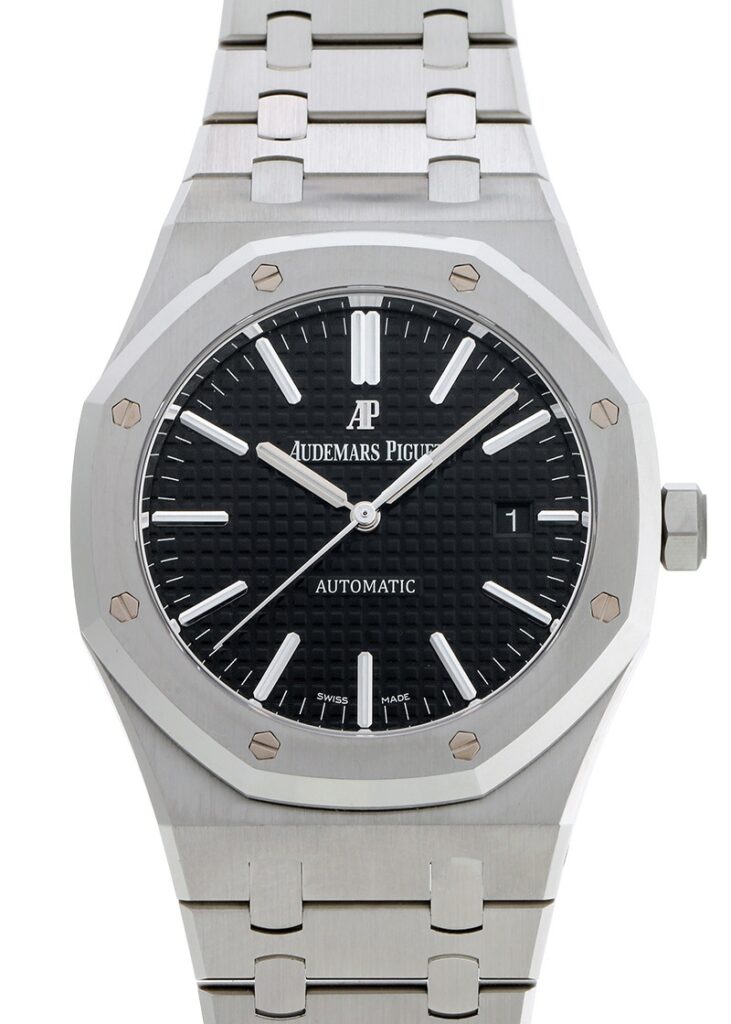 オーデマピゲ - ロイヤルオーク | AUDEMARS PIGUET | 15400ST.OO.1220ST.01 | SS 黒文字盤 自動巻き ブレスレット | 中古