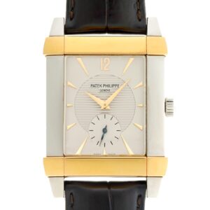 パテックフィリップ - ゴンドーロ | PATEK PHILIPPE | 5111PR | PT&RG シルバー文字盤 手巻き レザー | 中古