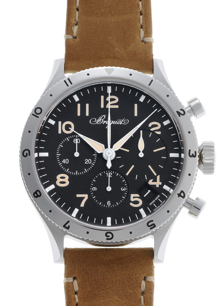 ブレゲ - タイプ XX クロノグラフ | BREGUET | 2067ST/92/3WU | SS 黒文字盤 自動巻き レザー