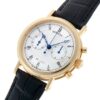 ブレゲ - クラシック クロノグラフ | BREGUET | 5237BA/12/9V6 | YG シルバー文字盤 手巻き レザー | 中古