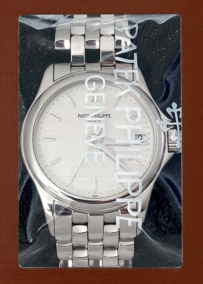 パテックフィリップ - カラトラバ | PATEK PHILIPPE | 5127/1G-001 | WG シルバー文字盤 自動巻き ブレスレット | レストア