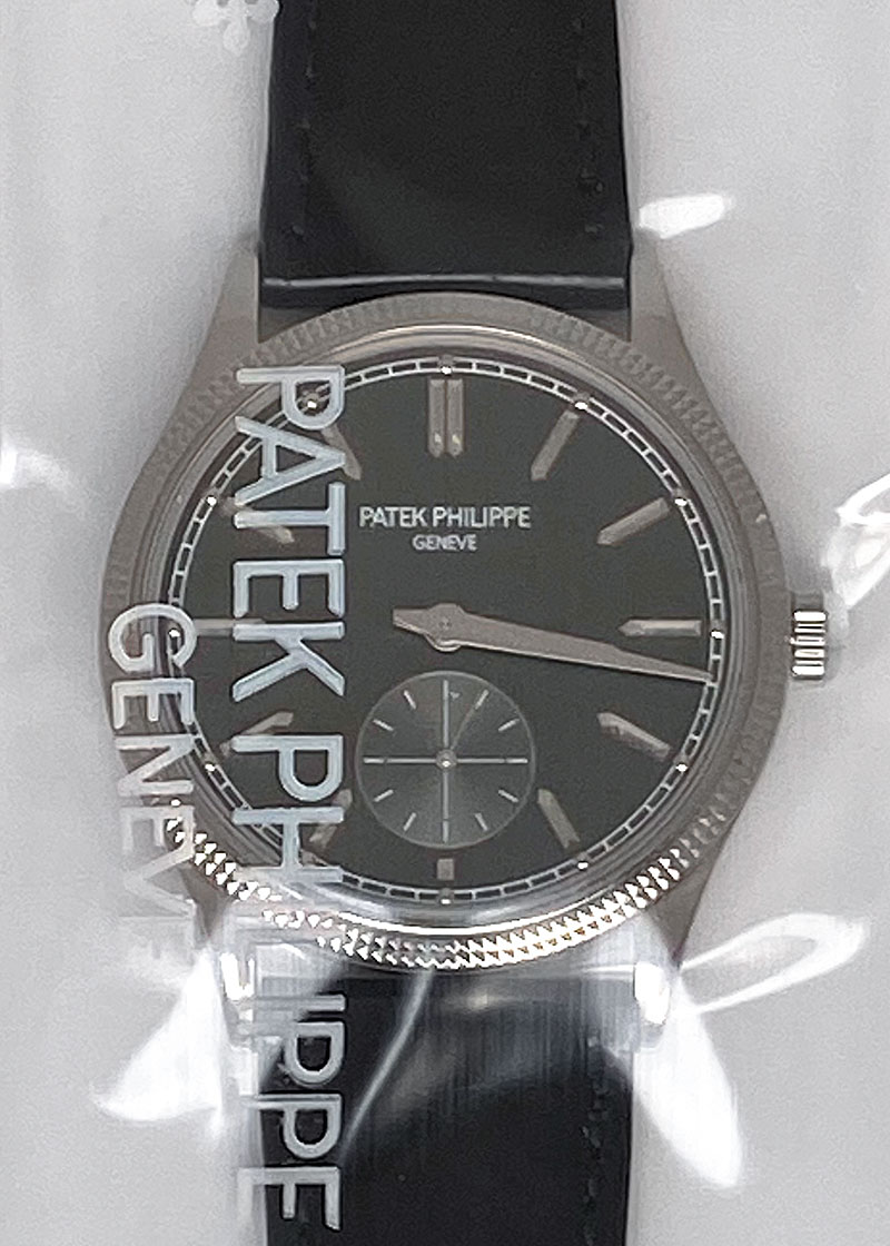 パテックフィリップ - カラトラバ | PATEK PHILIPPE | 6119G-001 | WG グレー文字盤 手巻き レザー | 中古