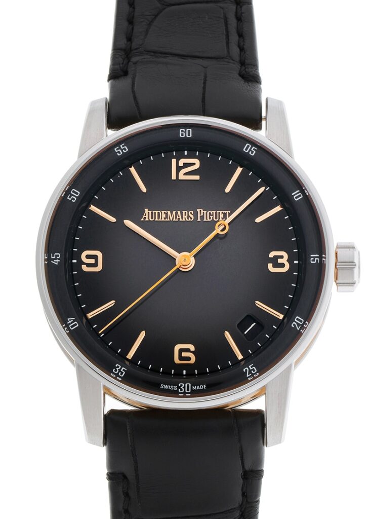 オーデマピゲ - CODE.1159 バイ オーデマピゲ | AUDEMARS PIGUET | 15210CR.OO.A002KB.01 | WG&PG グレー文字盤 自動巻き レザー | 中古