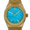 オーデマピゲ - ロイヤルオーク | AUDEMARS PIGUET | 15550BA.OO.1356BA.01 | YG ターコイズ文字盤 自動巻き ブレスレット