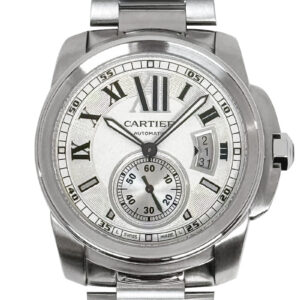 カルティエ - カリブル ドゥ カルティエ | CARTIER | W7100015 | SS シルバー文字盤 自動巻き ブレスレット | 中古