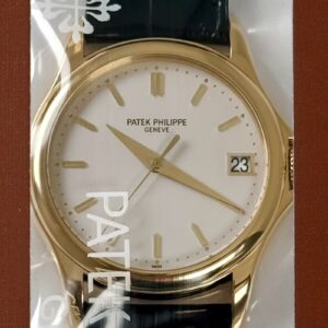 パテックフィリップ - カラトラバ | PATEK PHILIPPE | 5127J-001 | YG シルバー文字盤 自動巻き レザー | 委託品 | レストア | 中古