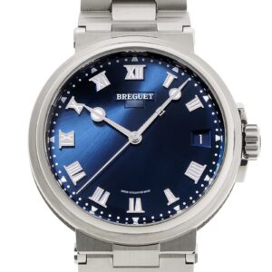 ブレゲ - マリーン | BREGUET | 5517TI/Y1/TZ0 | TI ブルー文字盤 自動巻き ブレスレット | 中古