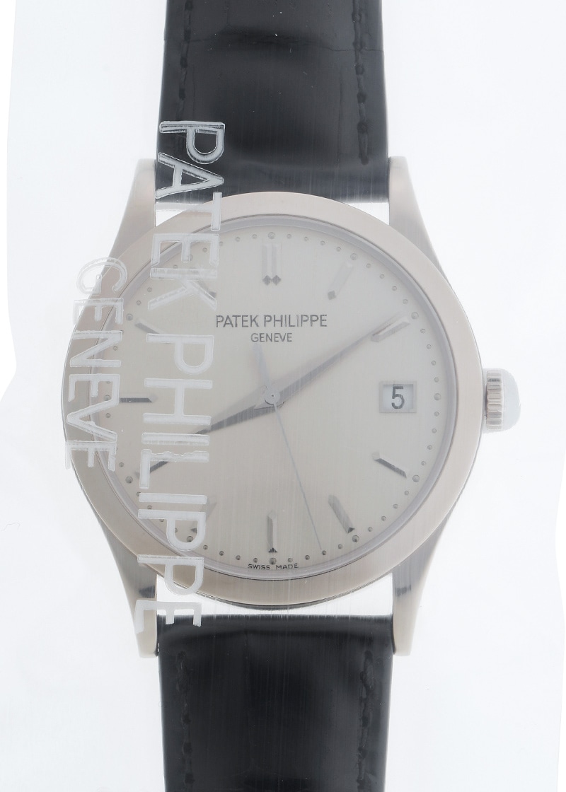パテック フィリップ - カラトラバ | PATEK PHILIPPE | 5296G-010 | WG シルバー文字盤 自動巻き レザー | レストア | 中古