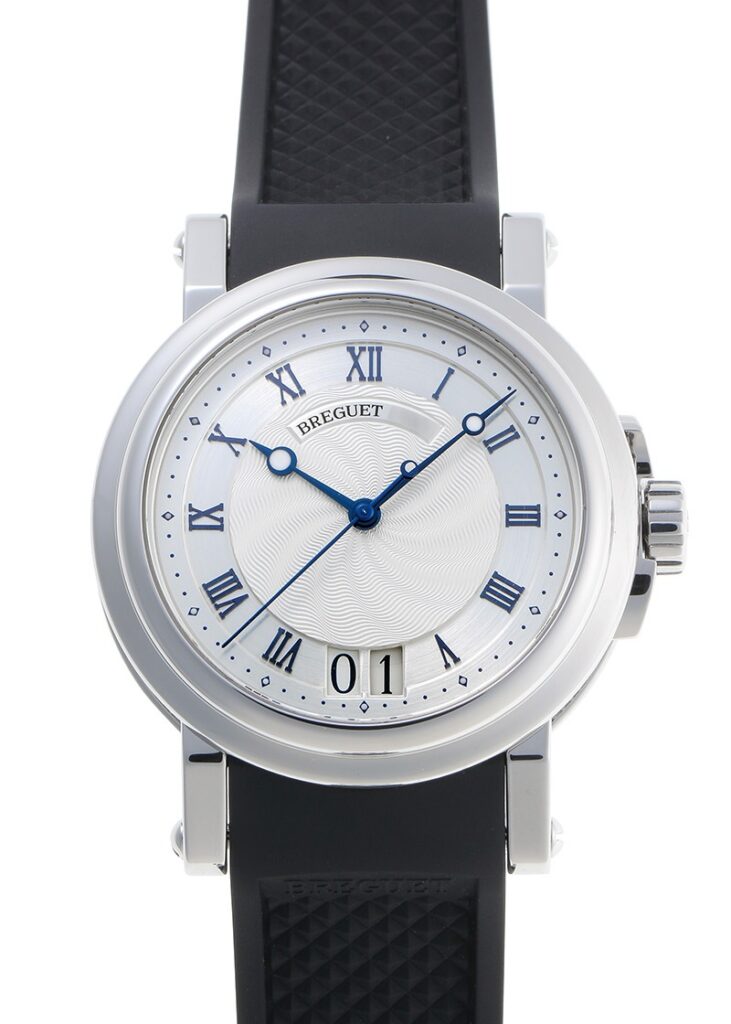 ブレゲ - マリーン II ラージデイト | BREGUET | 5817ST/12/5V8 | SS シルバー文字盤 自動巻き ラバー | 中古