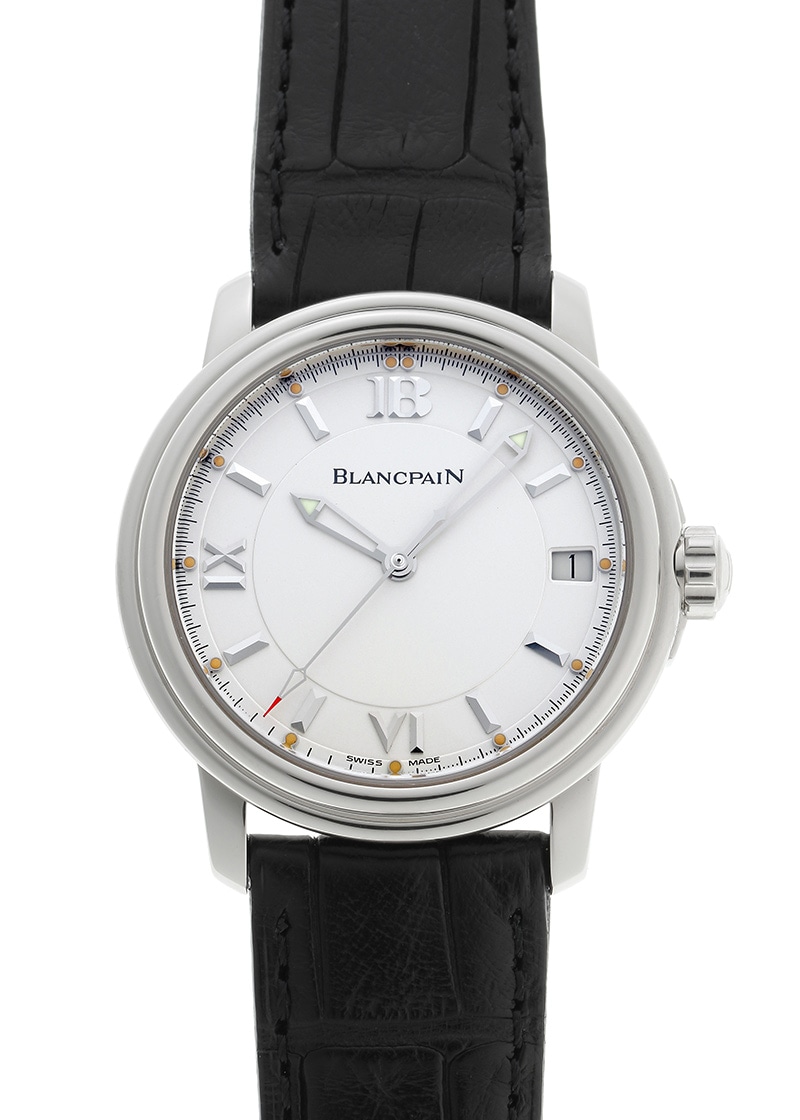 ブランパン - レマン ウルトラスリム ミディアム | BLANCPAIN | 2101 | SS シルバー文字盤 自動巻き レザー | 中古