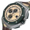オーデマピゲ - ロイヤルオーク オフショア クロノグラフ | AUDEMARS PIGUET | 26400SO.OO.A054CA.01 | SS ベージュ文字盤 自動巻き ラバー | 未使用品