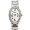 カルティエ - ベニュワール SM ベゼルダイヤ | CARTIER | WB500651 | WG シルバー文字盤 クォーツ ブレスレット | 中古