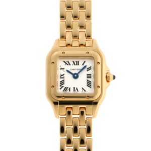 カルティエ - ミニパンテール | CARTIER | WGPN0036 | YG シルバー文字盤 クォーツ ブレスレット