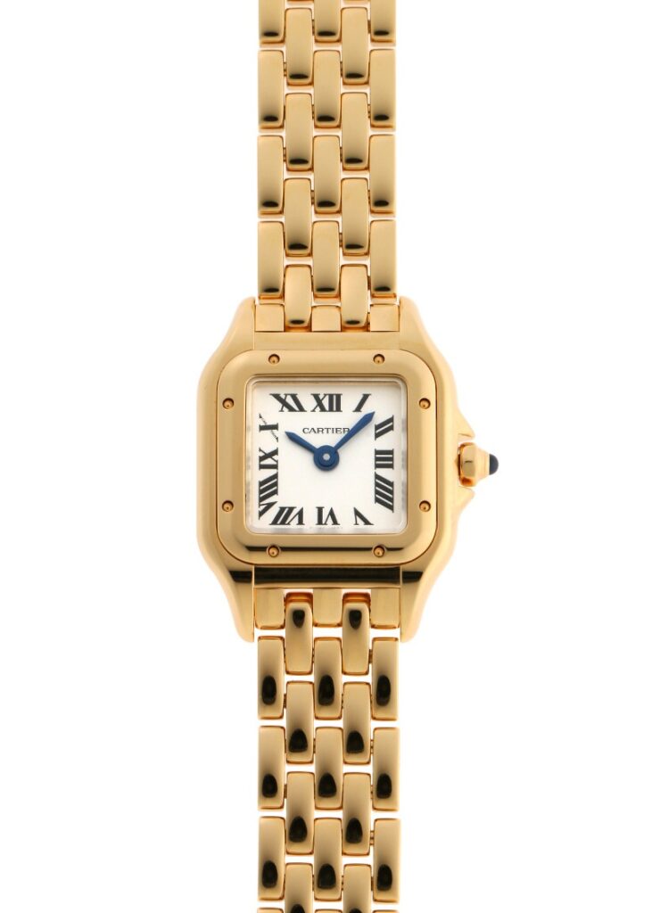 カルティエ - ミニパンテール | CARTIER | WGPN0036 | YG シルバー文字盤 クォーツ ブレスレット