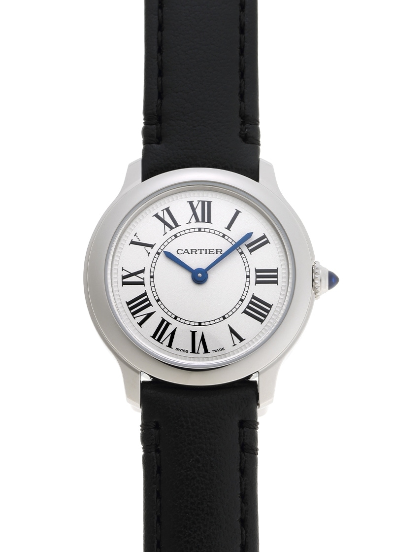 カルティエ - ロンド マスト ドゥ カルティエ | CARTIER | WSRN0030 | SS シルバー文字盤 クォーツ レザー