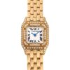 カルティエ - ミニ パンテール ベゼルダイヤ | CARTIER | WF3141B9 | YG アイボリー文字盤 クォーツ ブレスレット | 中古