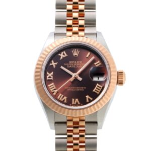 ロレックス - オイスター パーペチュアル デイトジャスト | ROLEX | 279171 | PG&SS ブラウン文字盤 自動巻き ブレスレット | 中古