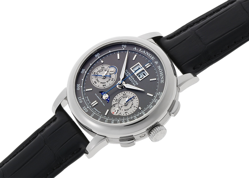 A.ランゲ&ゾーネ - ダトグラフ パーペチュアルカレンダー | A.LANGE&SOHNE | 410.038E(LSLS4103AB) | WG グレー文字盤 手巻き レザー | 中古