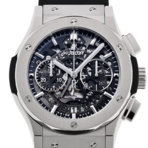 ウブロ - アエロフュージョン クロノグラフ | HUBLOT | 525.NX.0170.RX | TI スケルトン文字盤 自動巻き ラバー | 中古