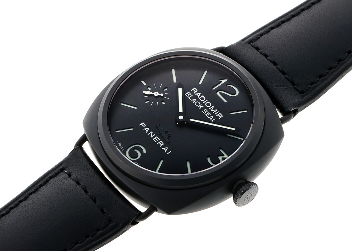 オフィチーネパネライ - ラジオミール ブラックシール | OFFICINE PANERAI | PAM00292 | CE 黒文字盤 自動巻き レザー | 中古